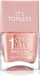 Nails Inc. It’s Topless Gel-Nagellack für einen langanhaltenden Effekt Farbton Remi Nude Shimmer 14 ml