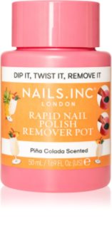 Nails Inc. Rapid Nail Polish Remover Pot Pina Colada Scented Nagellackentferner 50 ml