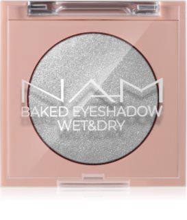 NAM Baked Eyeshadow Sädelev lauvärv 02 Silver Lining 4 g