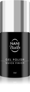 NaniNails NANI Quick Finish ausdünstungsfreier Gel-Decklack für Schutz und Glanz 5 ml