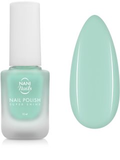 NaniNails NANI Super Shine Ilgnoturīga nagu laka (tonis) Mint Fantasy 10 ml
