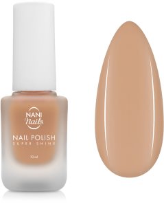 NaniNails NANI Super Shine Ilgnoturīga nagu laka (tonis) Apricot Whisper 10 ml