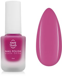 NaniNails NANI Super Shine Ilgnoturīga nagu laka (tonis) Raspberry Sorbet 10 ml