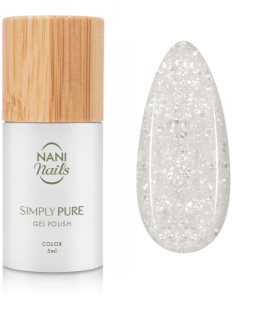 NaniNails Simly Pure τζελ βερνίκι νυχιών με τη χρήση των UV/LED λαμπτήρων απόχρωση Moonbeam 5 ml