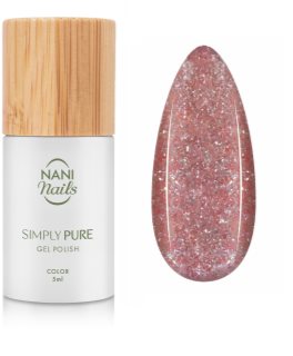 NaniNails Simly Pure Geelküünelakk UV / LED lambiga kasutamiseks varjund Rosy Bronze 5 ml