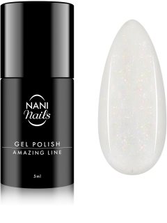 NaniNails NANI Amazing Line Gēla nagu laka (tonis) Shimmer White 5 ml