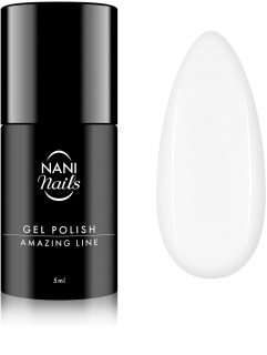 NaniNails NANI Amazing Line Gēla nagu laka (tonis) Snowy White 5 ml