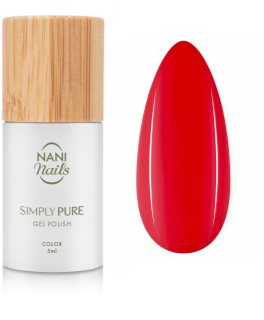 NaniNails Simly Pure τζελ βερνίκι νυχιών με τη χρήση των UV/LED λαμπτήρων απόχρωση Fresh Red 5 ml