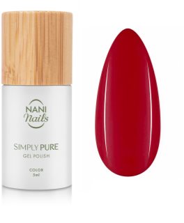 NaniNails Simly Pure τζελ βερνίκι νυχιών με τη χρήση των UV/LED λαμπτήρων απόχρωση Dark Rose 5 ml