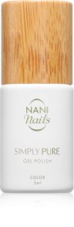 NaniNails Simly Pure τζελ βερνίκι νυχιών με τη χρήση των UV/LED λαμπτήρων απόχρωση Canary 5 ml