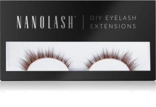 Nanolash DIY Eyelash Extensions home eyelash extension set Divine BROWN 36 pc