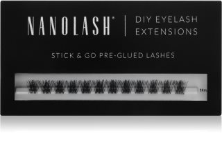 Nanolash DIY Eyelash Extensions Set zur Wimpernverlängerung für zu Hause