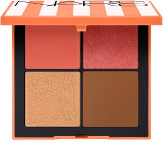 NARS Hot Escape Cheek Palette paleta za lica odtenek MEDIUM DEEP 4x3.5 g