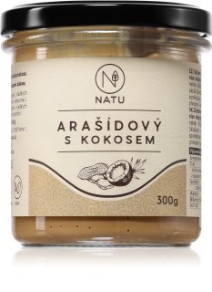 NATU Arašídový krém s kokosem ořechová pomazánka 300 g