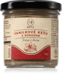 NATU Vanilkové kešu s kokosem ořechová pomazánka