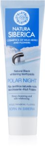 Natura Siberica Polar Night pasta de dientes blanqueadora con carbón negro 100 g