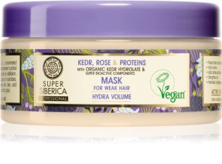 Natura Siberica Kedr, Rose & Protein maska za oslabljenu kosu 300 ml