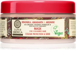 Natura Siberica Krasnika, Amaranth & Arginine intensyvaus poveikio kaukė dažytiems plaukams 300 ml