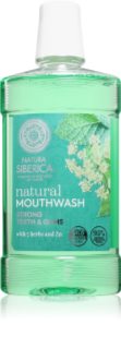 Natura Siberica Natural Mouthwash Strong Teeth & Gums herbal mouthwash with zinc 520 ml