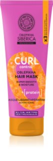 Natura Siberica Oblepikha Siberica Curl Control maschera per capelli ricci 200 ml