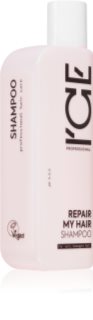 Natura Siberica ICE Professional Repair My Hair champô suave de limpeza com queratina