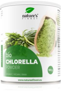 Natures Finest Chlorella 100%ige Chlorella mit einem Komplex aus Nährstoffen, Vitaminen und Mineralien in Pulverform 100 g