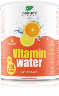 Natures Finest Vitamin Water Antioxidant Pulver zur Herstellung von Getränken mit Vitaminen Geschmack orange & lemon 200 g