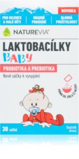 NatureVia Laktobacílky baby probiotika s prebiotiky