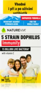 NatureVia Laktobacily 5 Imunita kapsle pro podporu imunitního systému