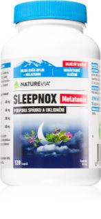 NatureVia Sleepnox Melatonin kapsle při potížích se spánkem a usínáním