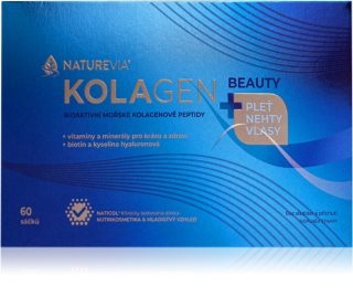 NatureVia Morský Kolagen Beauty+ kolagén vo vrecúšku 60 ks
