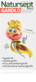 Natursept Med Gardło lizaki do łagodzenia bólu gardła smak Tutti-Frutti 6 szt.