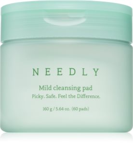 NEEDLY Mild Cleansing Pad blazinice za odstranjevanje ličil za popolno čiščenje obraza 60 kos