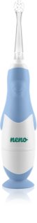 NENO Denti Blue 0-3 y детска електрическа четка за зъби със сменяеми батерии 1 бр.