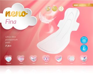 NENO Fina szülés utáni betétek L méret Ultra-thin 8 db