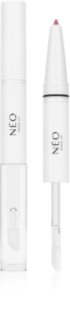 NEO MAKE UP Intense Serum 2in1 Lipliner & Lipgloss olovka za konturiranje i sjajilo za usne nijansa 03 Rosy Pearl 1 kom