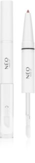 NEO MAKE UP Intense Serum 2in1 Lipliner & Lipgloss olovka za konturiranje i sjajilo za usne nijansa 05 Bare Nude 1 kom