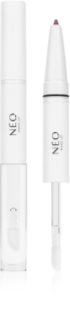 NEO MAKE UP Intense Serum 2in1 Lipliner & Lipgloss lápis de contorno labial e brilho labial tom 06 Soft Plum 1 un.