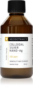 Neobotanics Colloidal Silver Nano-Ag 100 ppm lotion tonique avec de l’argent colloïdal 250 ml