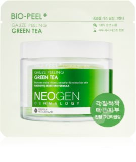 Neogen Dermalogy Bio-Peel+ Gauze Peeling Green Tea disques exfoliants visage éclat et hydratation