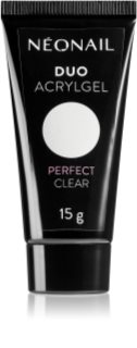 NEONAIL Duo Acrylgel Perfect Clear τζελ για τζελ και ακρυλικά νύχια απόχρωση Perfect Clear 15 γρ