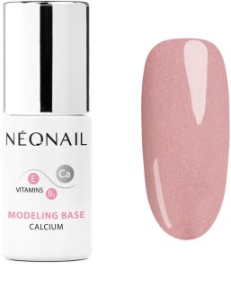 NEONAIL Modeling Base Calcium base coat pour ongles en gel au calcium teinte Pink Quartz 7,2 ml