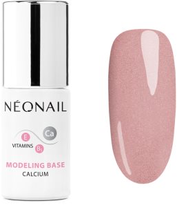 NEONAIL Modeling Base Calcium baza do paznokci hybrydowych z z wapniem odcień Bubbly Pink 7,2 ml