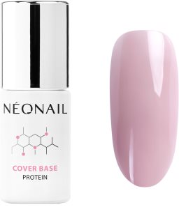 NEONAIL Cover Base Protein bázis lakk zselés műkörömhöz árnyalat Light Nude 7,2 ml