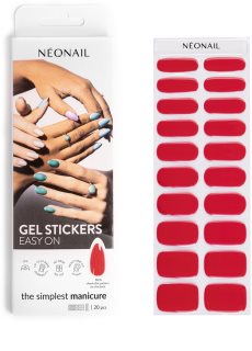 NEONAIL Easy On Gel Stickers nálepky na nechty odtieň M06 20 ks