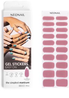 NEONAIL Easy On Gel Stickers nálepky na nechty odtieň M08 20 ks