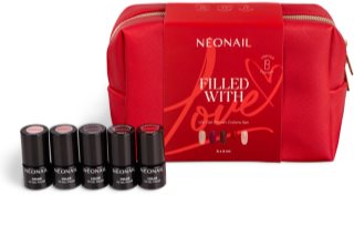 NEONAIL Filled With Love nail polish set using a UV/LED lamp