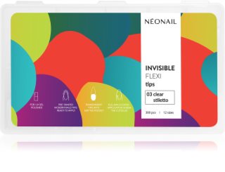 NEONAIL Flexi Tips Invisible künstliche Fingernägel