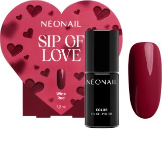 NEONAIL Special Set Sip of Love Gel neglelak (Begrænset udgave) Skygge Wine Red 7.2 ml