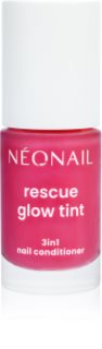 NEONAIL Rescue Glow Tint 3in1 Nail Conditioner verniz para cuidado de unhas tom Magenta Pink 7.2 ml